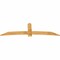 Ekena Millwork Bellingham Rough Sawn Timber Gable Bracket, Western Red Cedar, 96"W x 28"H x 2"D x 6"F, 7/12 Pitch GBW096X28X0206BEL00RWR - alternate 3